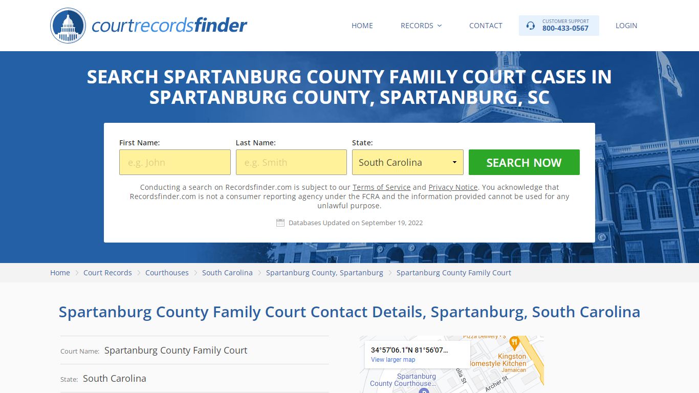 Spartanburg County Family Court Case Search - RecordsFinder